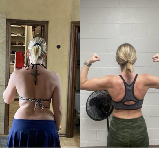 F/38/5’6” Weight Loss Success Story: Shedding 36Lbs Through if and Weight Training