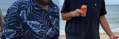 100 lbs Fat Loss 5'10 Male 307 lbs to 207 lbs
