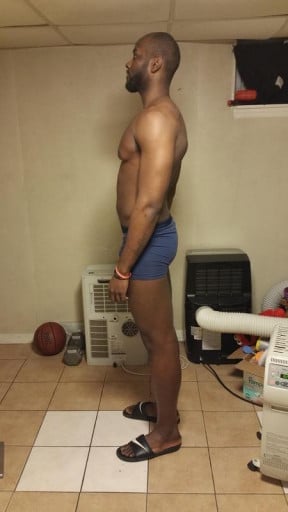 3 Photos of a 6'5 228 lbs Male Weight Snapshot