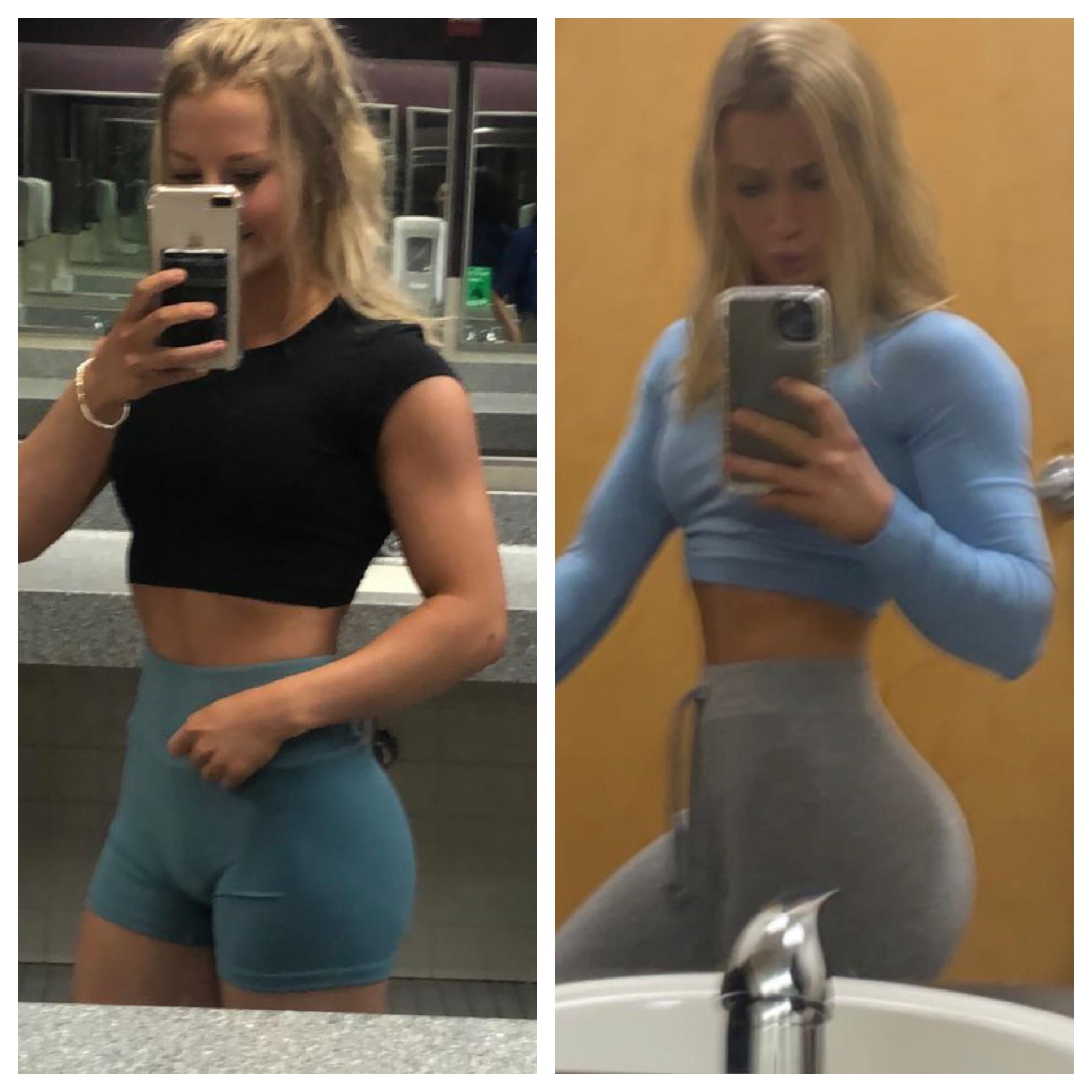 5 foot 3 Female Before and After 10 lbs Muscle Gain 112 lbs to 122 lbs