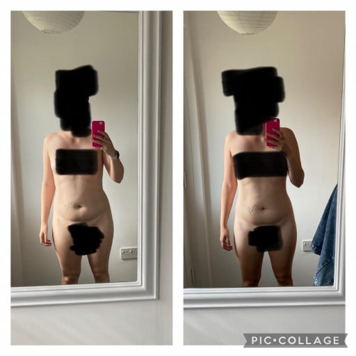11 lbs Weight Loss 5'5 Female 154 lbs to 143 lbs