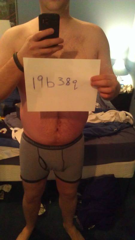 4 Photos of a 235 lbs 6 foot 3 Male Weight Snapshot
