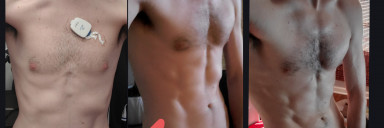 22 lbs Weight Gain 6 foot Male 115 lbs to 137 lbs