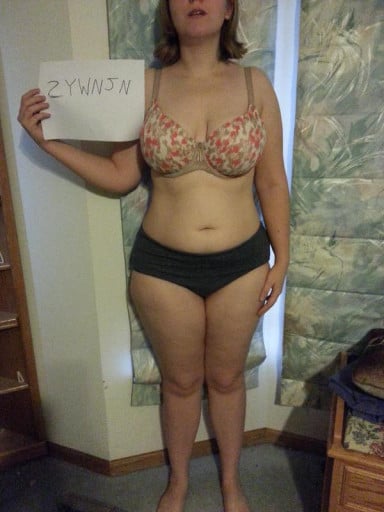 A picture of a 5'10" female showing a snapshot of 199 pounds at a height of 5'10