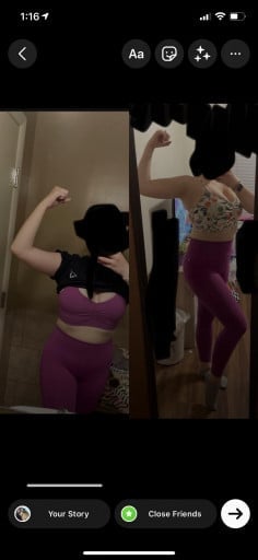 From 165Lbs to 165Lbs with No Change: a Reddit User's Weight Journey