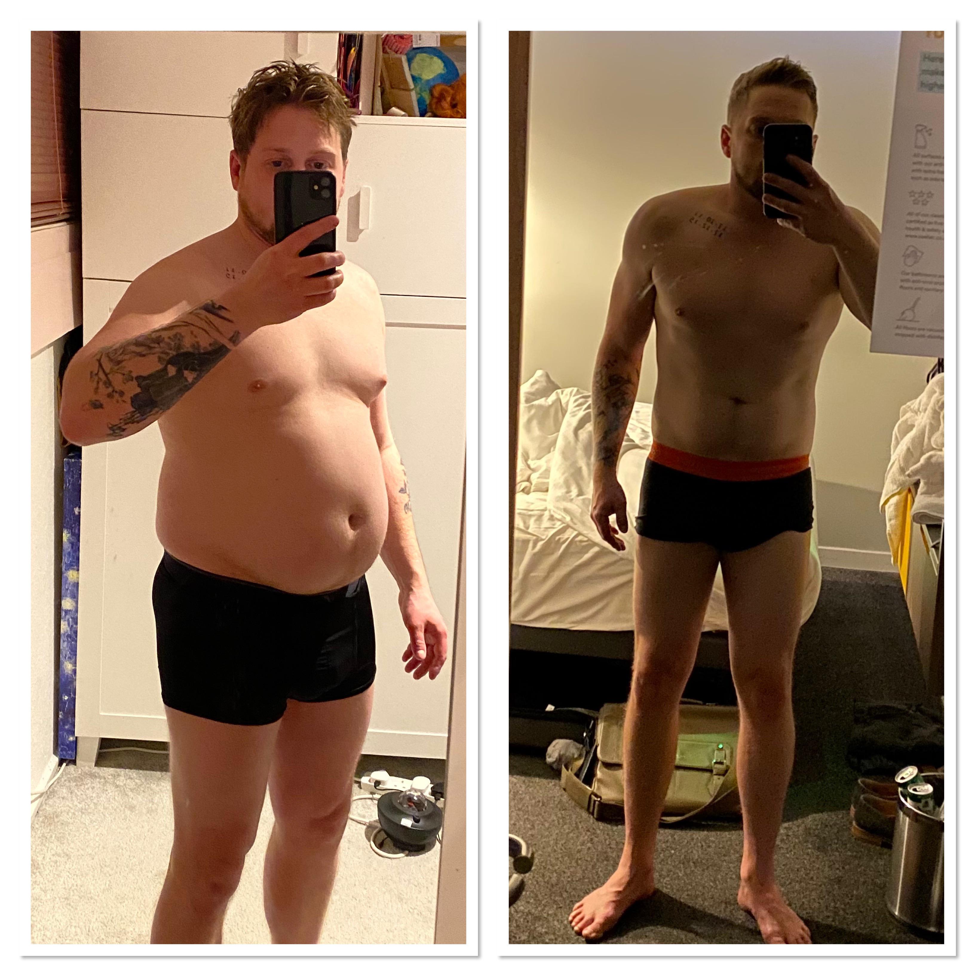5'9 Male 29 lbs Weight Loss 198 lbs to 169 lbs
