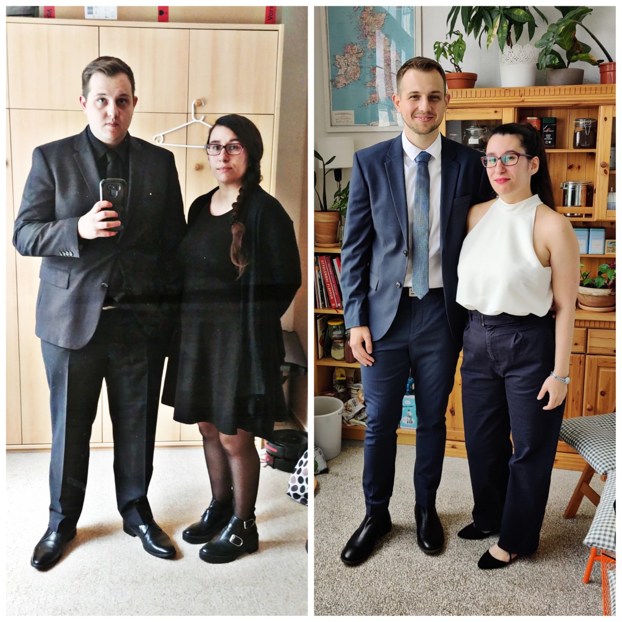 5'11 Male Before and After 93 lbs Fat Loss 267 lbs to 174 lbs