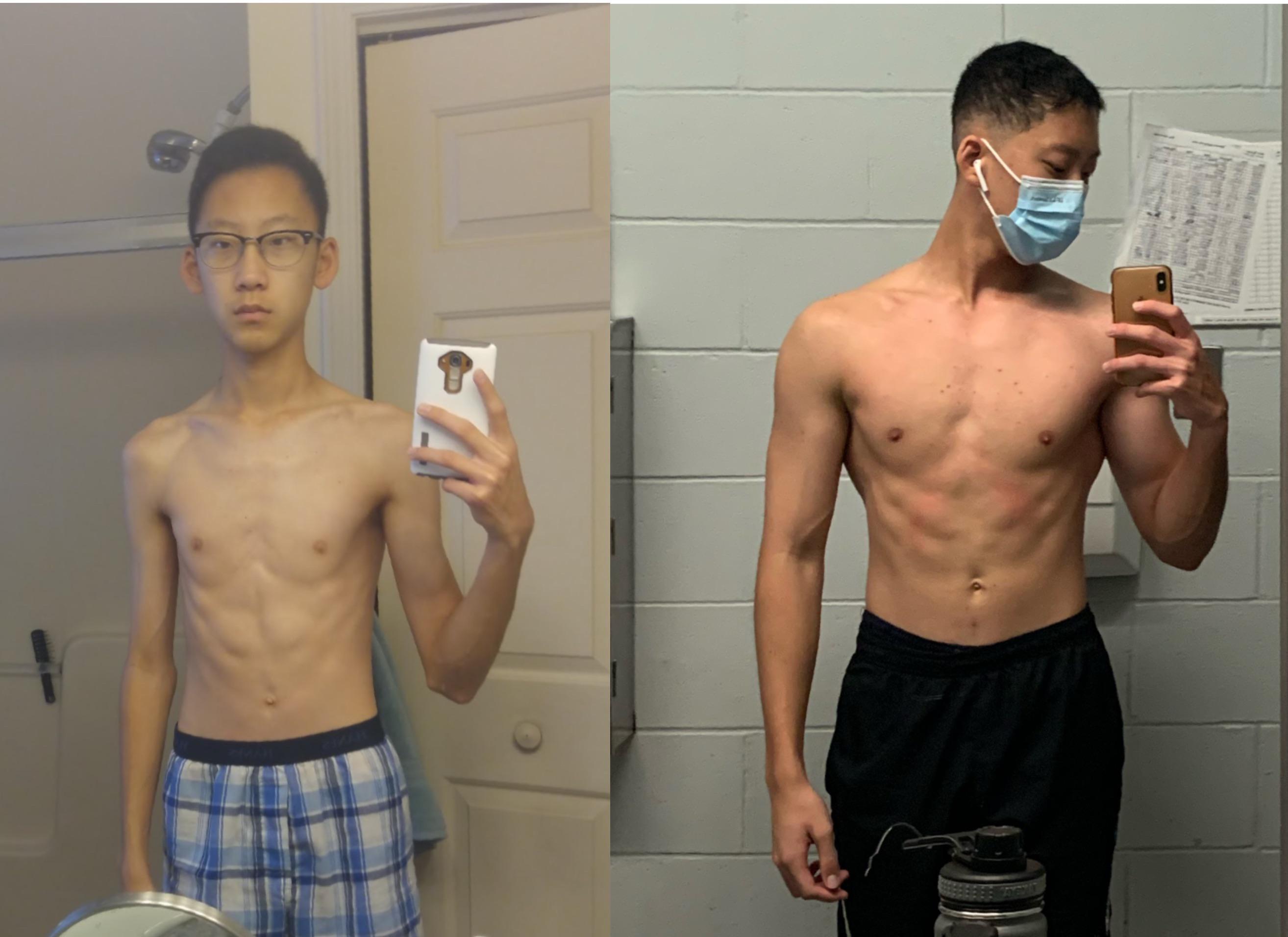 50 lbs Muscle Gain 6'1 Male 115 lbs to 165 lbs
