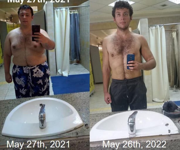 One Man's Inspiring Journey From 346Lb to 189Lb in 1 Year