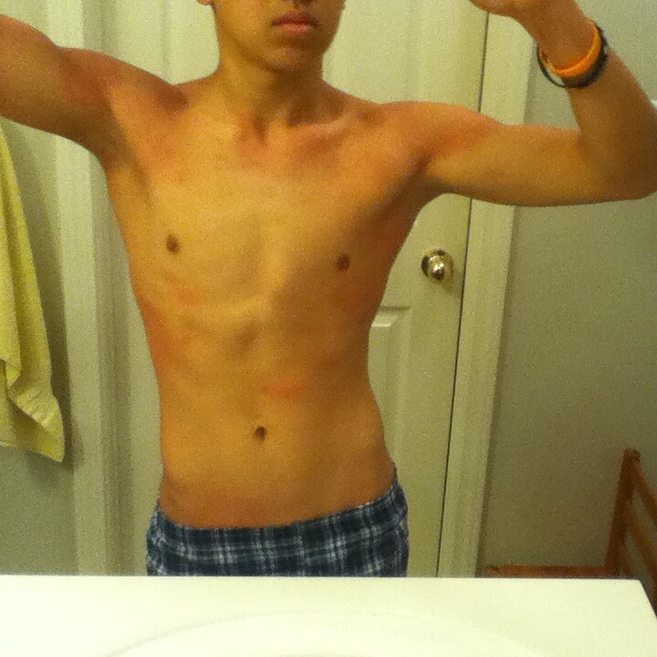 41 lbs Muscle Gain 5'9 Male 120 lbs to 161 lbs