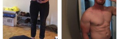 Progress Pics of 35 lbs Muscle Gain 5 foot 8 Male 150 lbs to 185 lbs