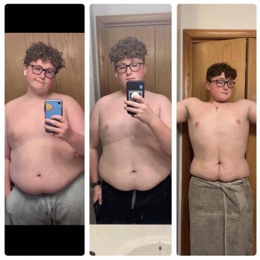 5 feet 9 Male 42 lbs Fat Loss Before and After 268 lbs to 226 lbs