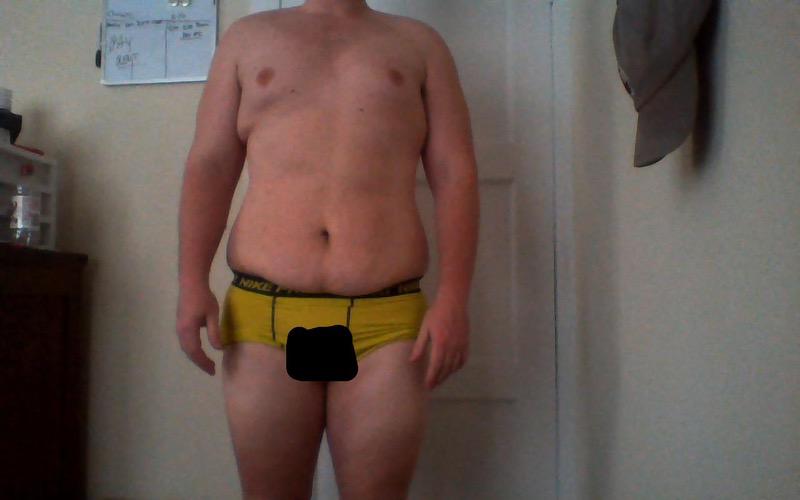 4 Pictures of a 6'3 253 lbs Male Weight Snapshot