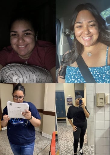 5 foot 8 Female 46 lbs Weight Loss 258 lbs to 212 lbs