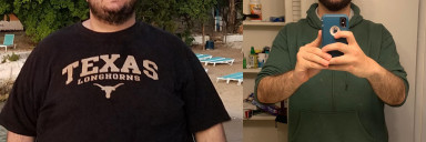 6 foot 4 Male 200 lbs Fat Loss Before and After 470 lbs to 270 lbs