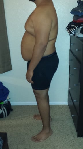 A progress pic of a 5'8" man showing a snapshot of 248 pounds at a height of 5'8