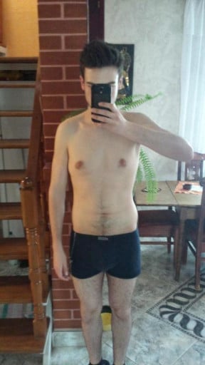 A progress pic of a person at 160 kg